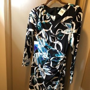 Knee Length Ralph Lauren Long Sleeved Dress